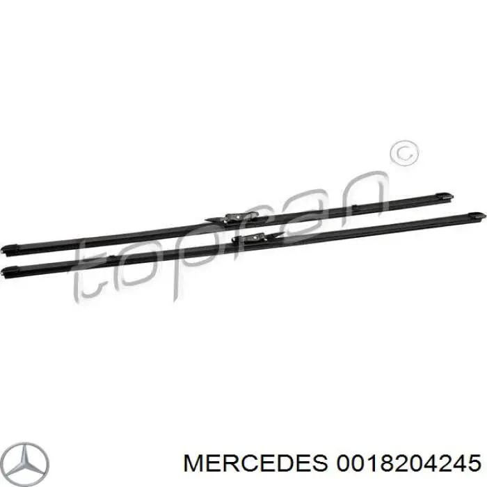 Щітка-двірник лобового скла, комплект з 2-х шт. Mercedes 18204245 ціна, від 26.66 USD