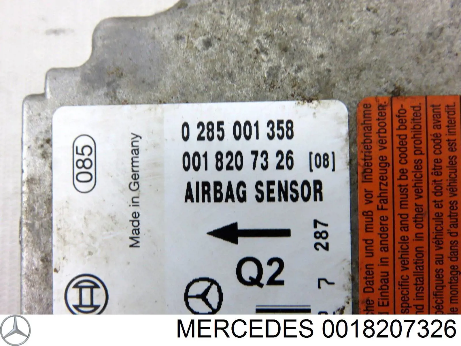  A0018207326 Mercedes