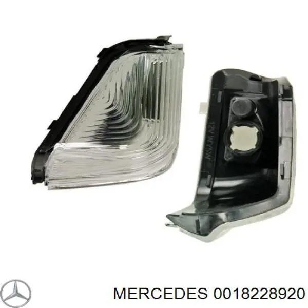 0018228920 Mercedes покажчик повороту дзеркала, лівий