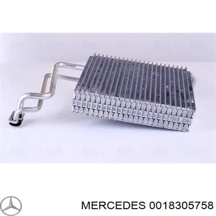 0018305758 Mercedes радіатор кондиціонера салонний, випарник