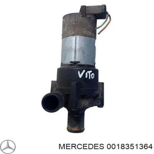 0018351364 Mercedes помпа водяна (насос охолодження, додатковий електричний)