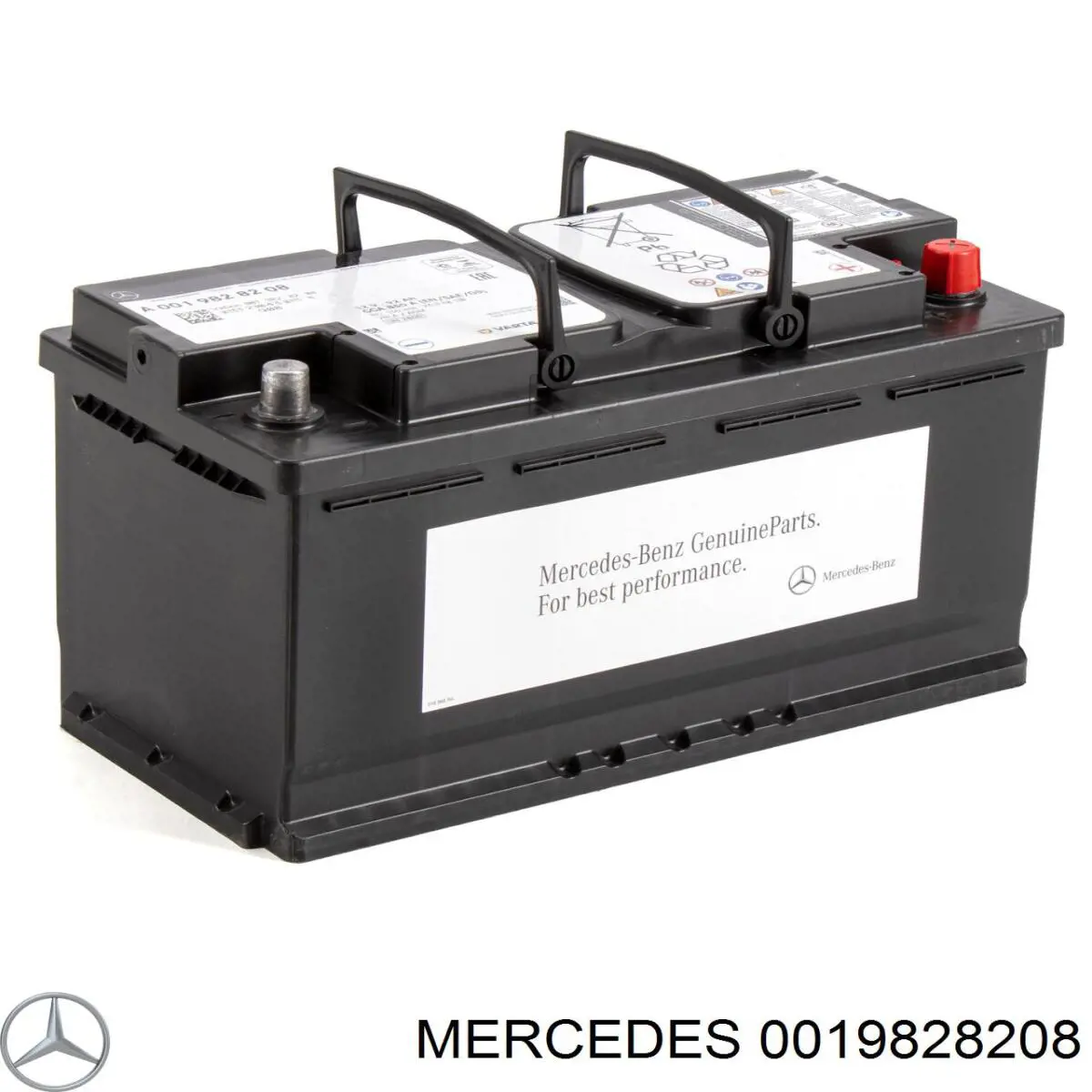 0019828208 Mercedes акумуляторна батарея, акб