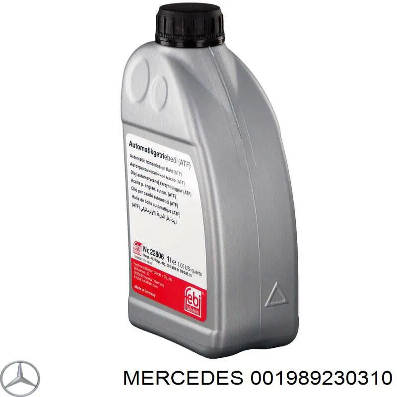 Масло трансмісії 001989230310 Mercedes