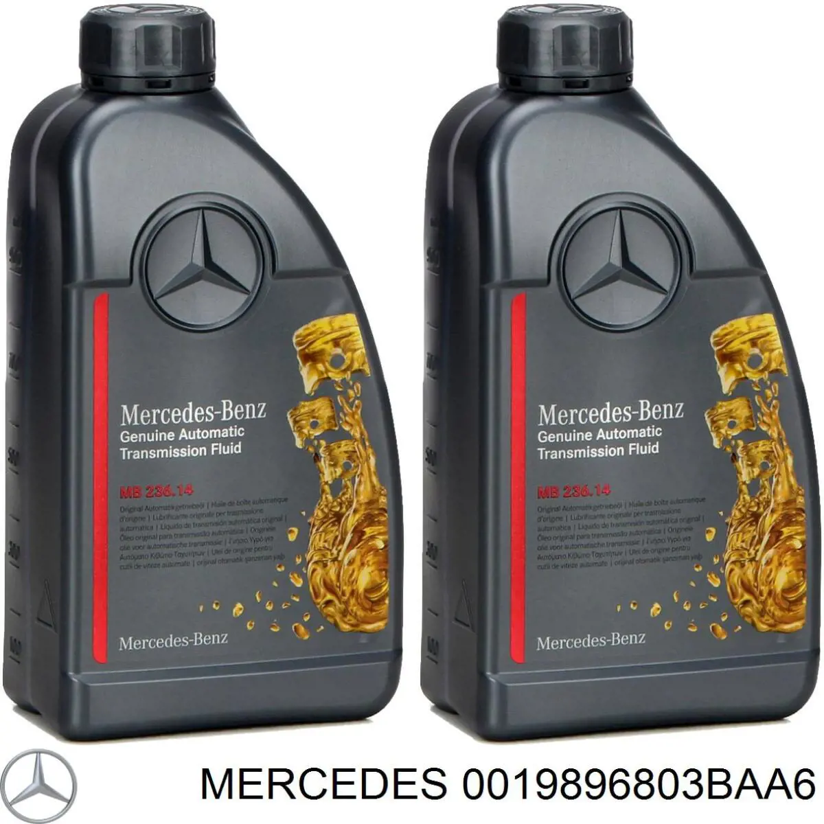 0019896803BAA6 Mercedes масло трансмісії
