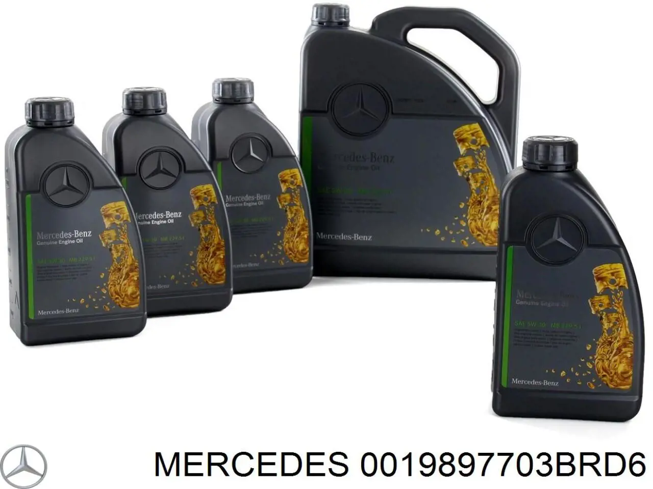 0019897703BRD6 Mercedes масло трансмісії