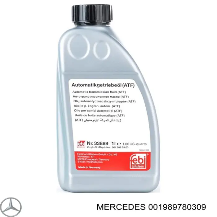 001989780309 Mercedes масло трансмісії