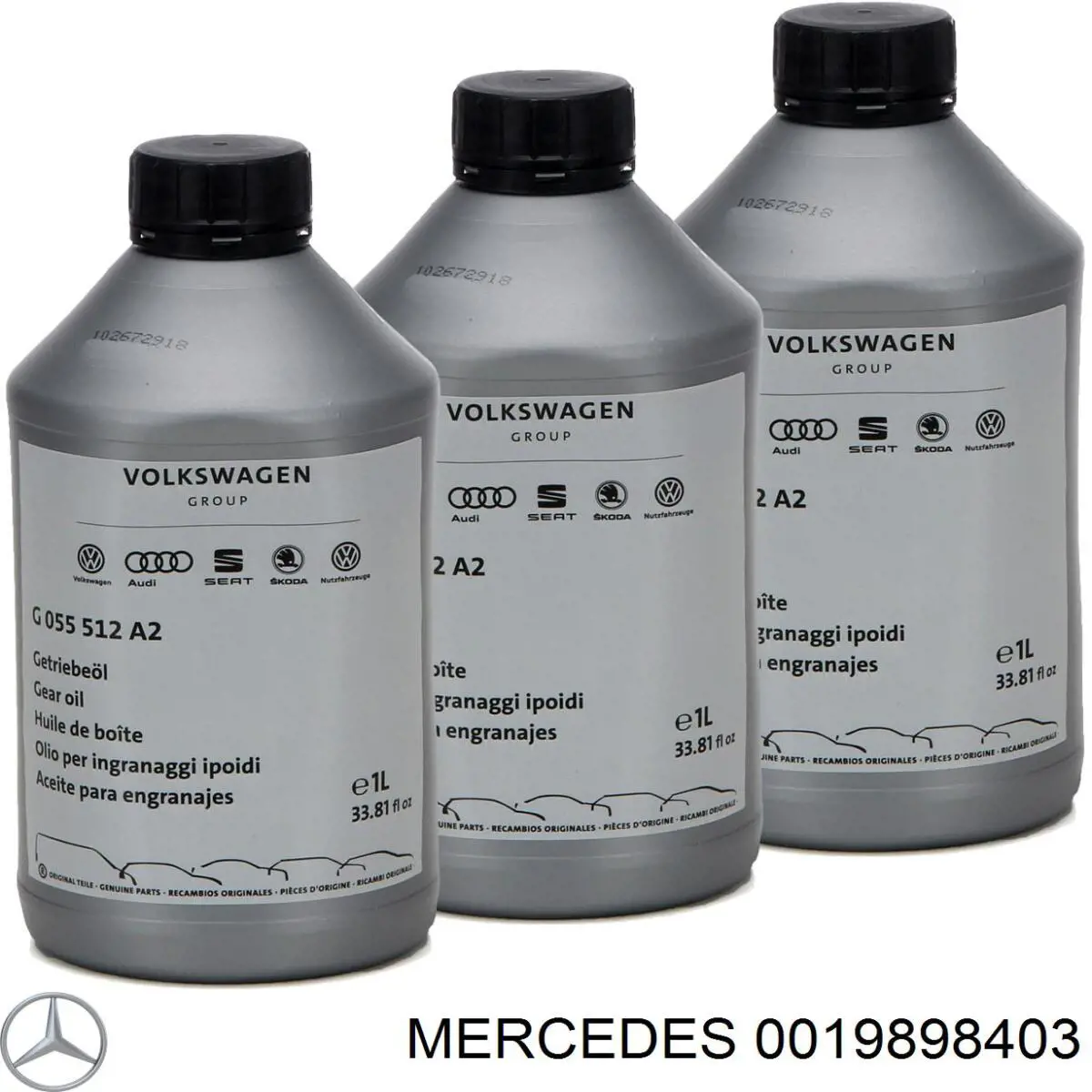 0019898403 Mercedes масло трансмісії