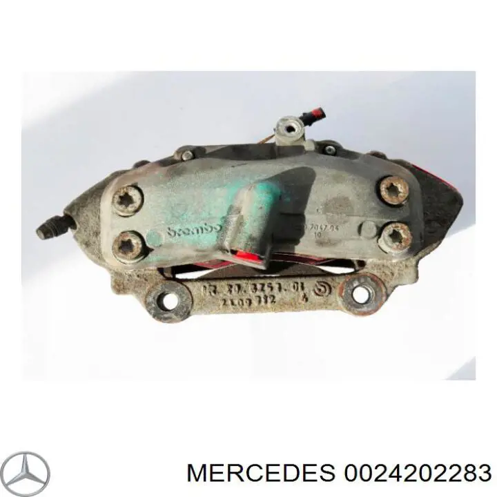 0024202283 Mercedes супорт гальмівний передній правий