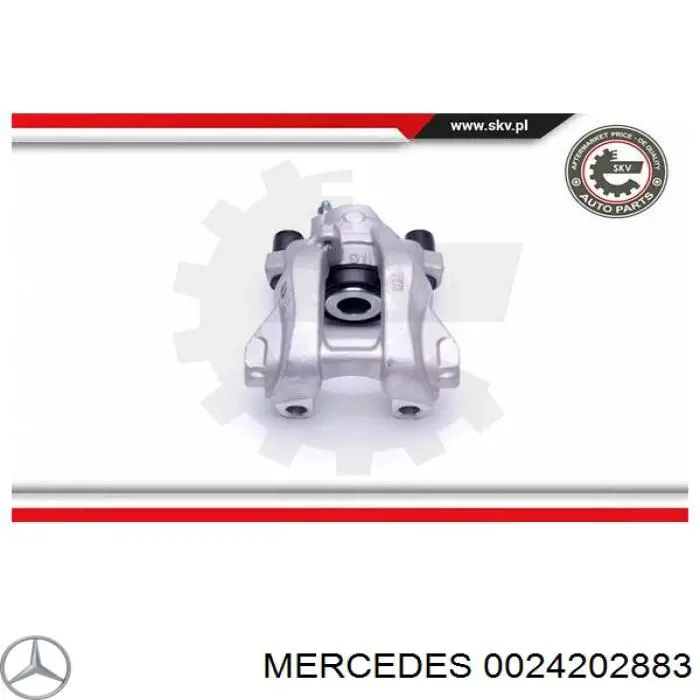A002420288380 Mercedes Супорт гальмівний задній правий