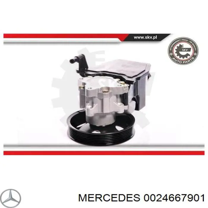 0024667901 Mercedes насос гідропідсилювача керма (гпк)