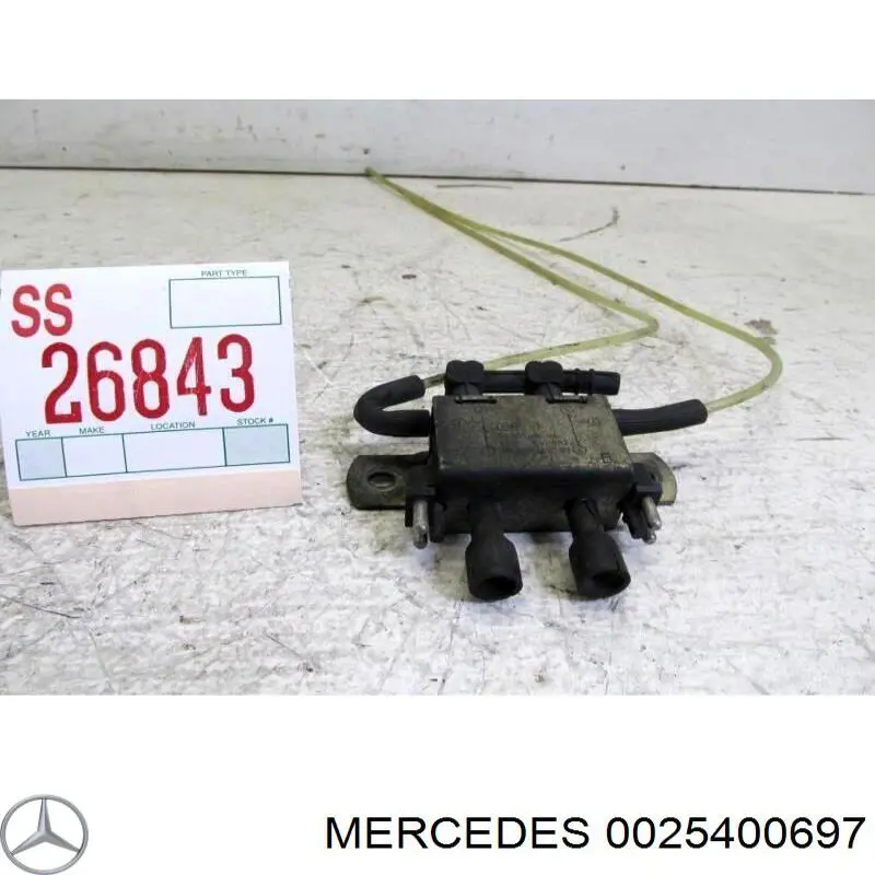 A0025400697 Mercedes клапан продувки каталізатора