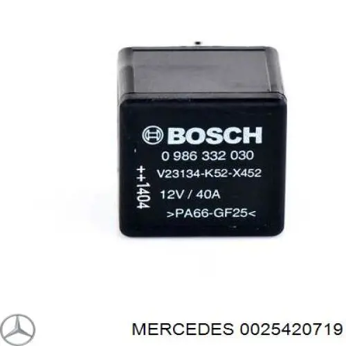 Реле кондиціонера 0025420719 Mercedes