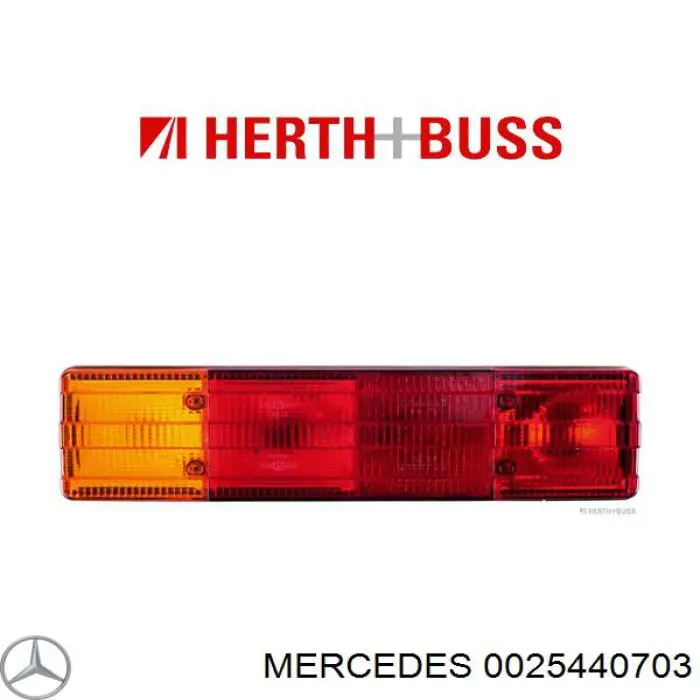 Ліхтар задній лівий 0025440703 Mercedes