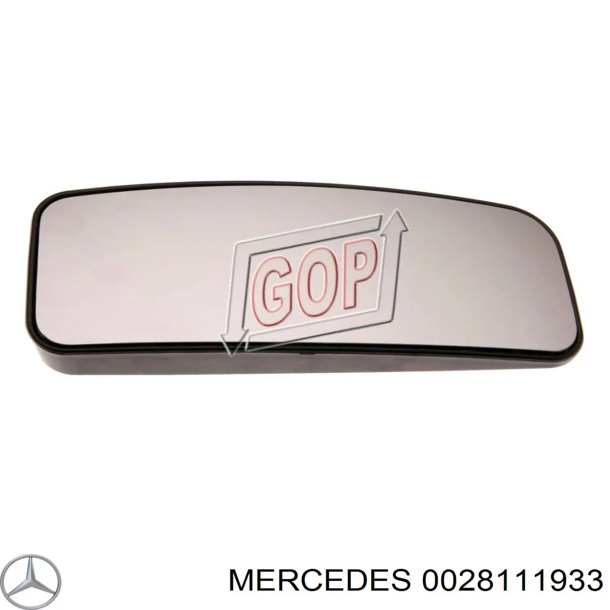 0028111933 Mercedes дзеркальний елемент дзеркала заднього виду, лівого