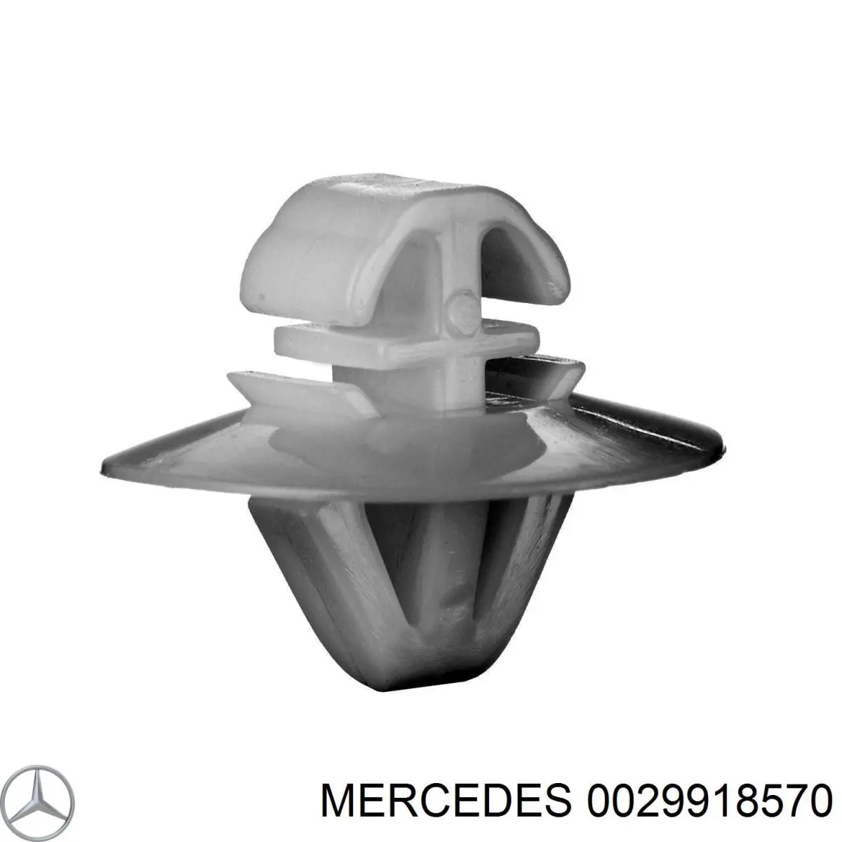 0029918570 Mercedes кліпса (пістон кріплення молдинга двері)