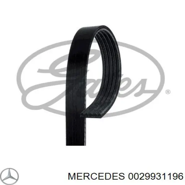 0029931196 Mercedes ремінь приводний, агрегатів