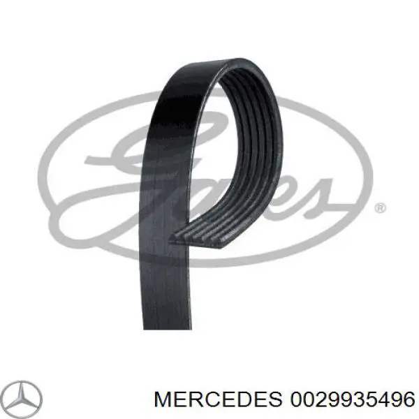0029935496 Mercedes ремінь приводний, агрегатів