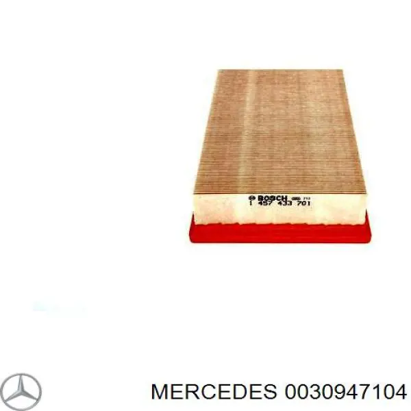 0030947104 Mercedes фільтр повітряний