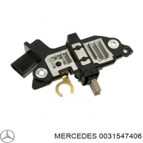 0031547406 Mercedes реле-регулятор генератора, (реле зарядки)