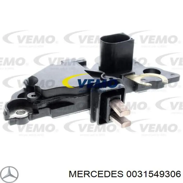 0031549306 Mercedes реле-регулятор генератора, (реле зарядки)