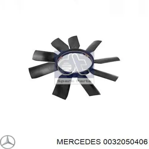 0032050406 Mercedes вентилятор/крильчатка радіатора охолодження