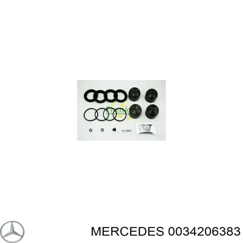 0034206383 Mercedes супорт гальмівний передній лівий