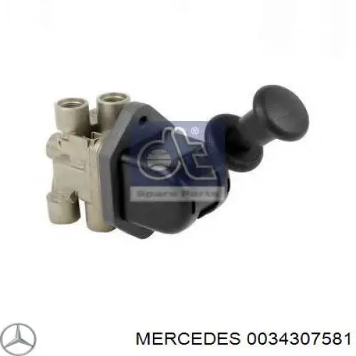 Купити A003430758164 Mercedes Кран стоянкового гальма