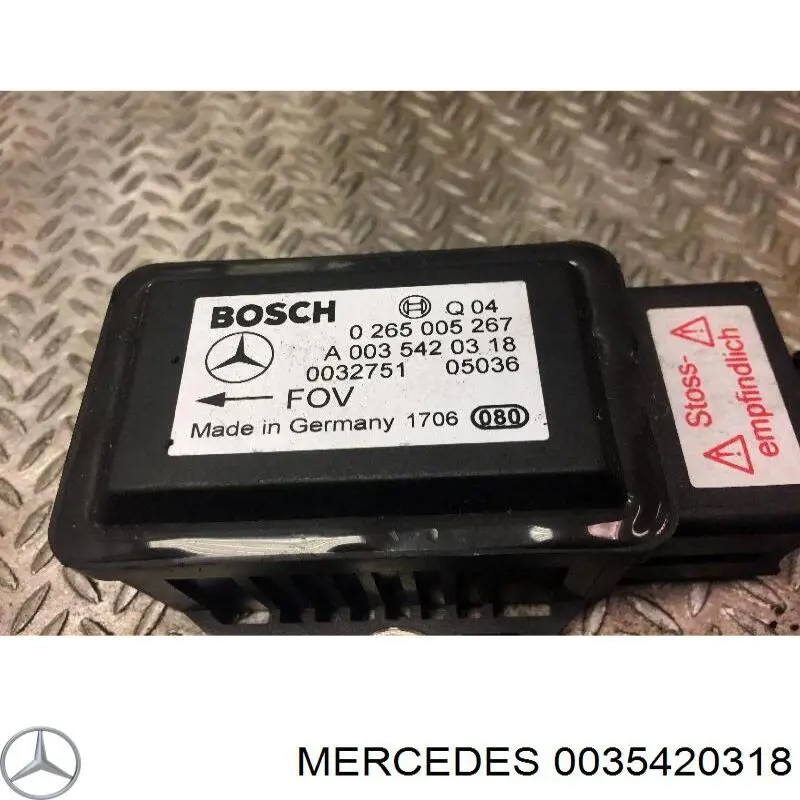 0035420318 Mercedes датчик поперечного прискорення (esp)