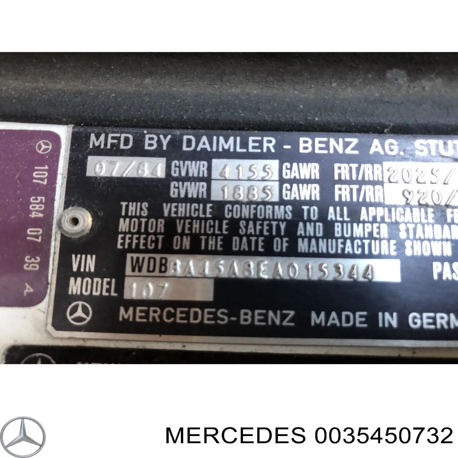  A0025451632 Mercedes
