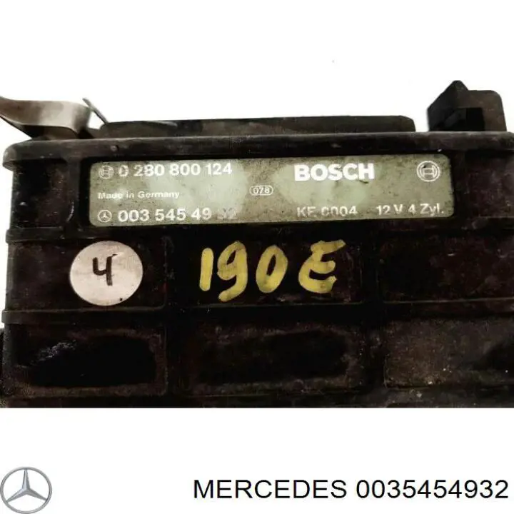 A0035454932 Mercedes модуль (блок керування (ЕБУ) двигуном)