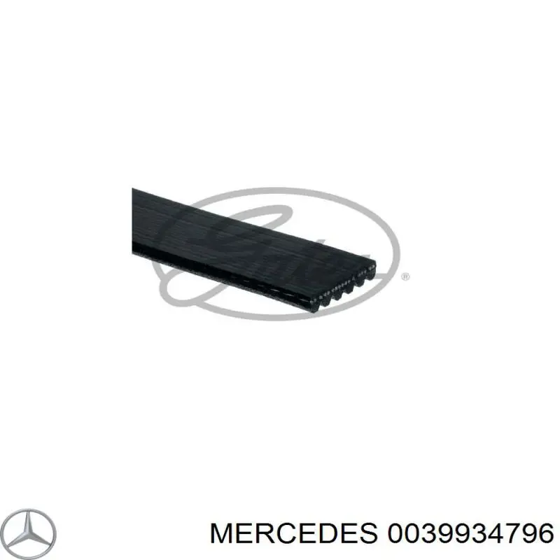0039934796 Mercedes ремінь приводний, агрегатів