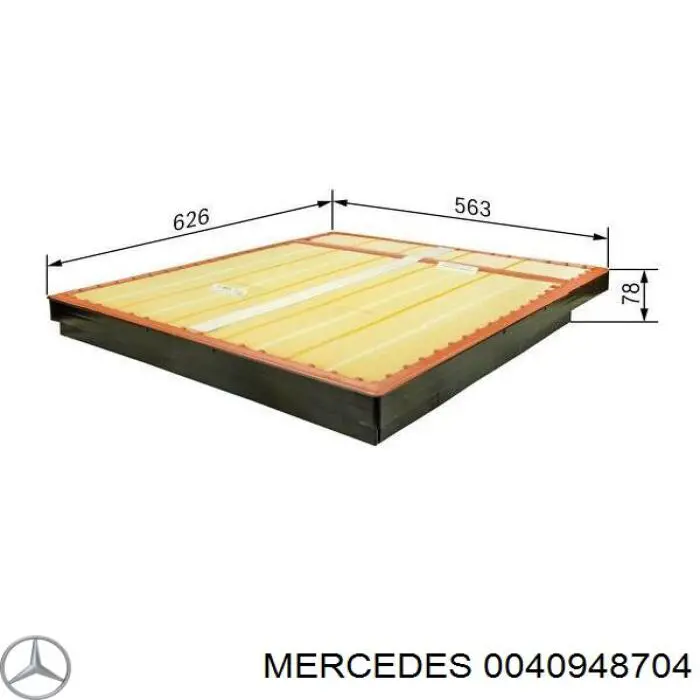  A0040948704 Mercedes