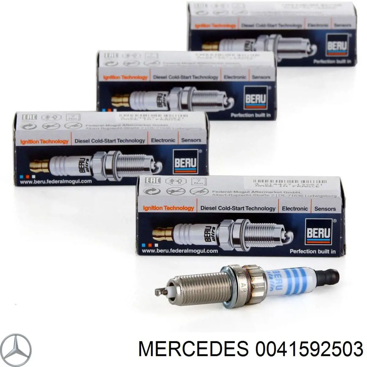 Свічки запалювання 41596403 Mercedes