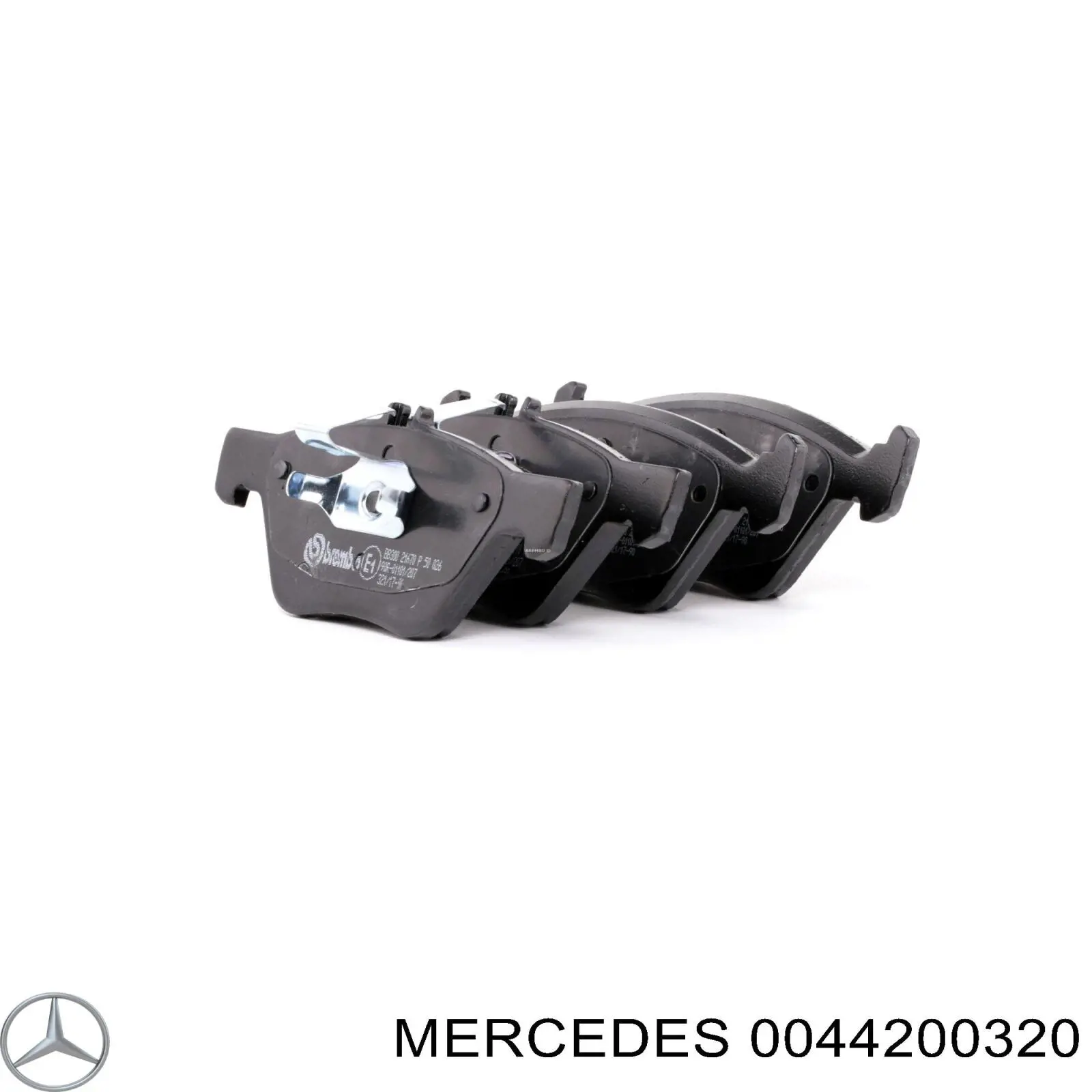 0044200320 Mercedes колодки гальмівні передні, дискові