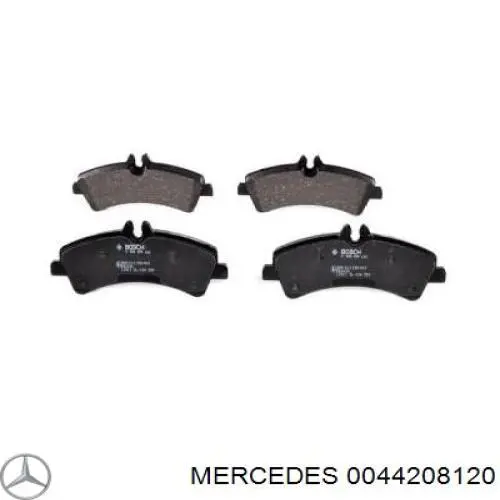 Колодки гальмові задні, дискові 0044208120 Mercedes