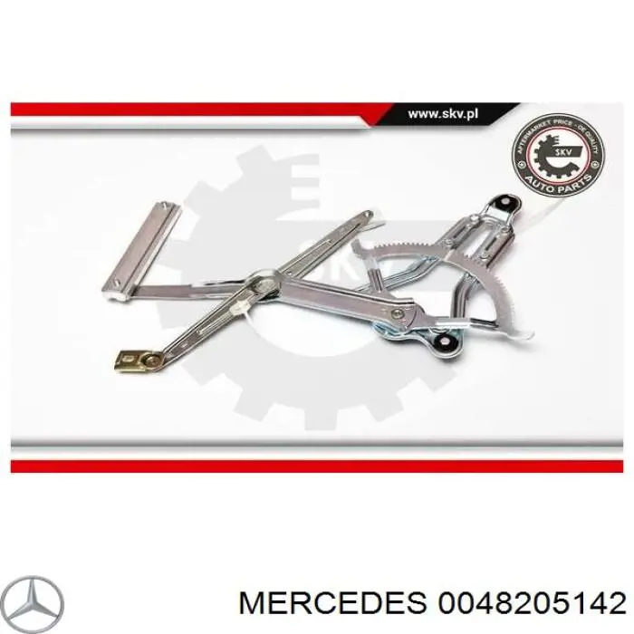 Мотор склопідйомника дверей передніх, лівих Mercedes A0048205142 ціна, від 50.68 USD
