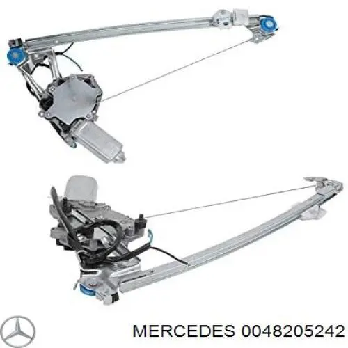 A0048205242 Mercedes двигун склопідіймача двері передньої, правої