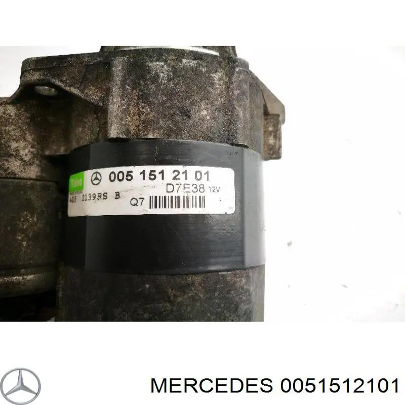 0051512101 Mercedes стартер