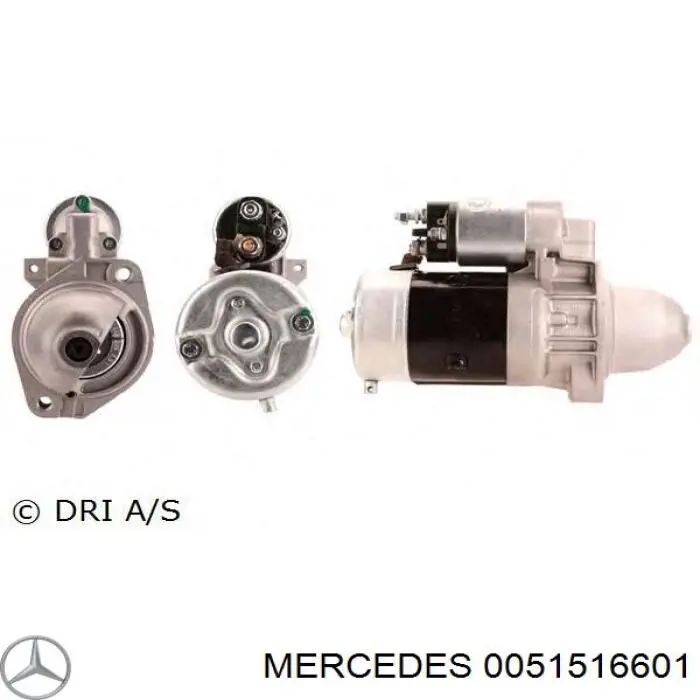 0051516601 Mercedes стартер