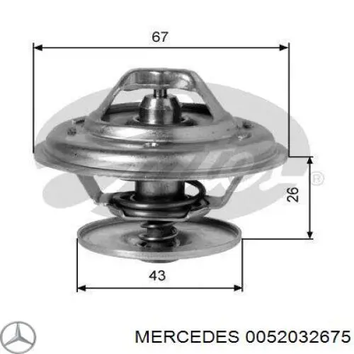 0052032675 Mercedes термостат