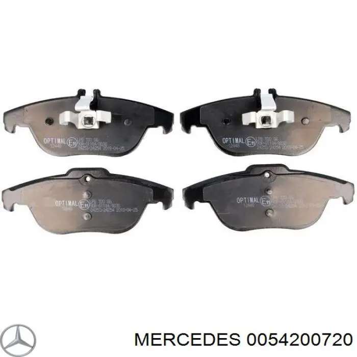 Колодки гальмові задні, дискові 0054200720 Mercedes