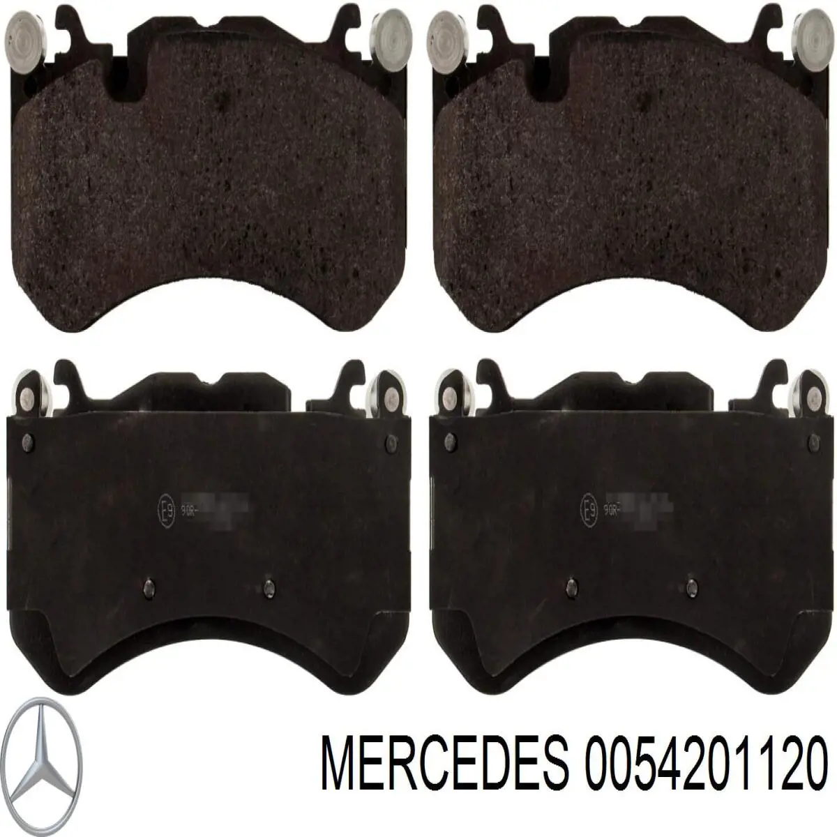 0054201120 Mercedes колодки гальмівні передні, дискові