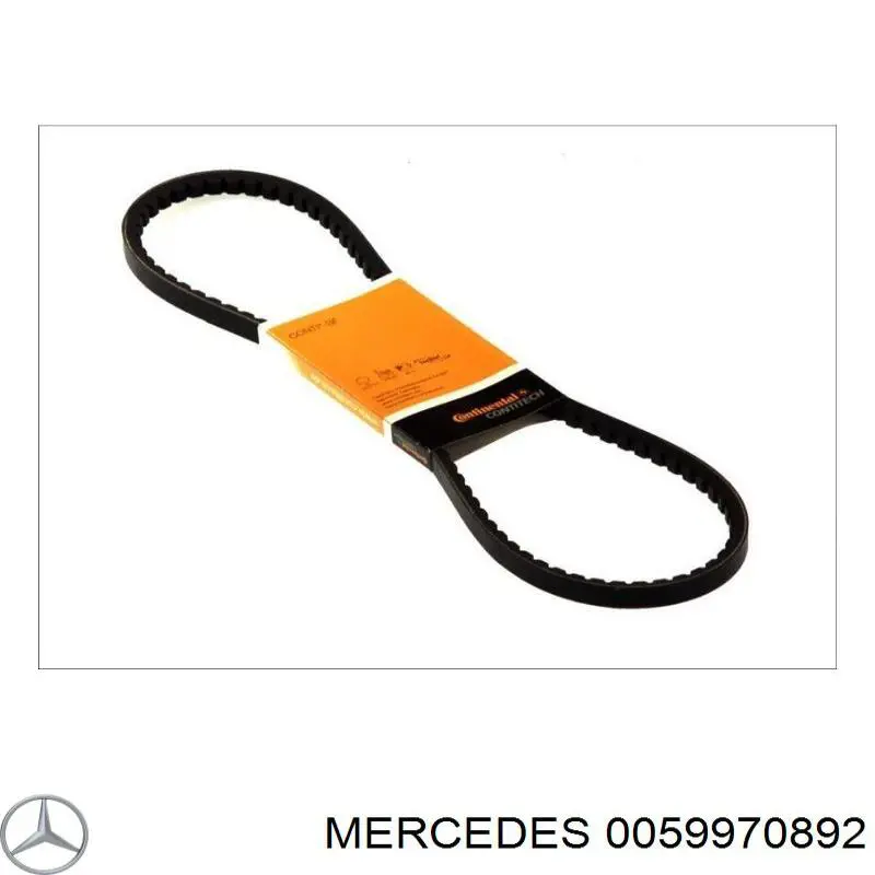 Ремінь приводний, агрегатів 0059970892 Mercedes