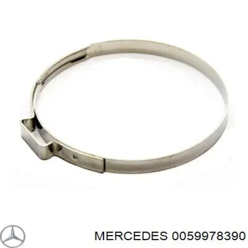 Кронштейн/хомут глушника, передній A0049970190 Mercedes