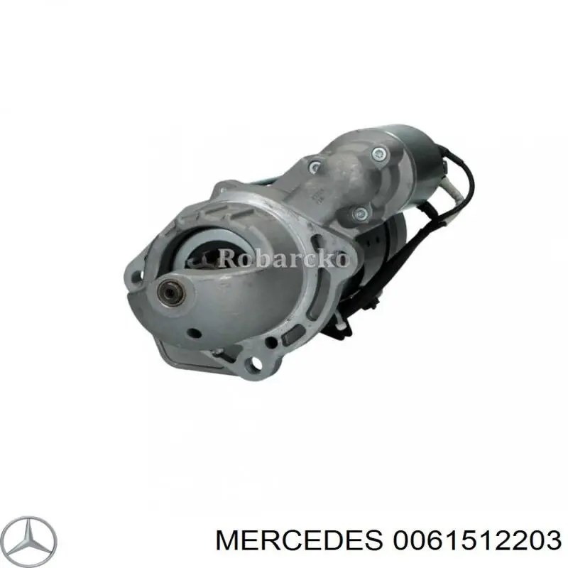 0061512203 Mercedes стартер
