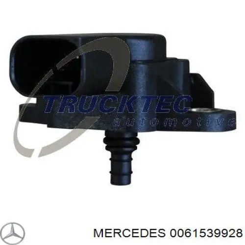 0061539928 Mercedes датчик тиску наддуву (датчик нагнітання повітря в турбіну)