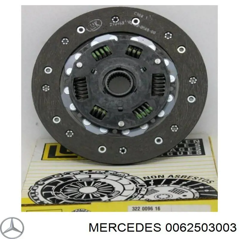 Диск зчеплення 0062503003 Mercedes