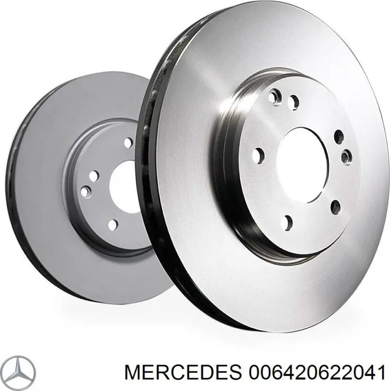 006420622041 Mercedes колодки гальмівні передні, дискові