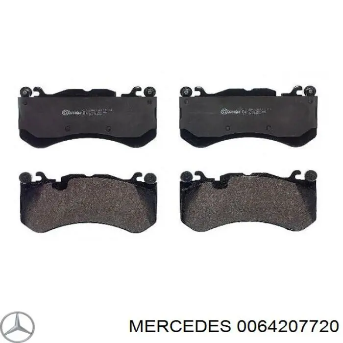 Гальмівні колодки Mercedes A0084204120 ціна, від 129.75 USD