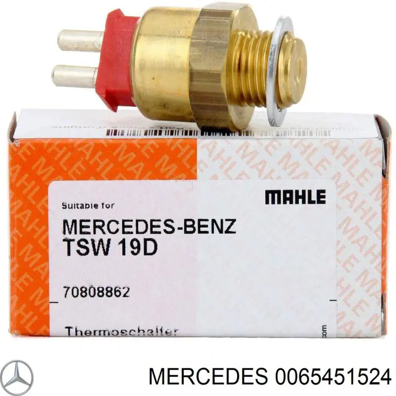 0065451524 Mercedes термо-датчик включення вентилятора радіатора